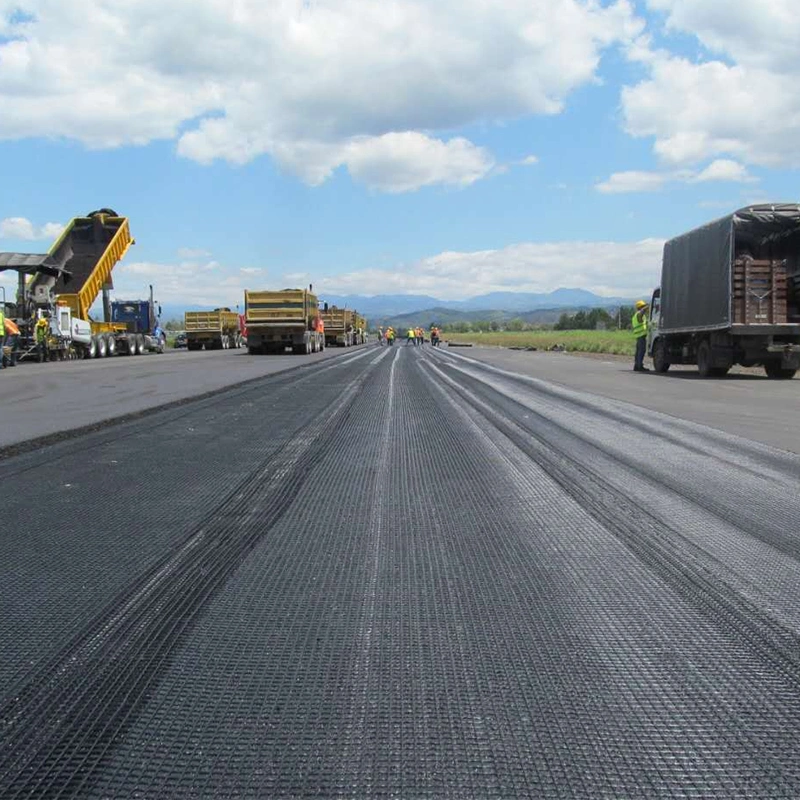 Yol Yapımı için UV Dayanımı Plastik PP Çift Eksenli Geotekstil Geogrid Mesh 7
