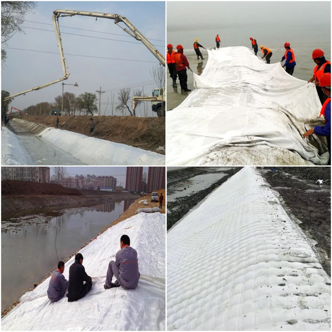 UV Direnci PET Dokuma Geotekstil Drenaj Kumaşı Beton Altında 200KN-50KN 0