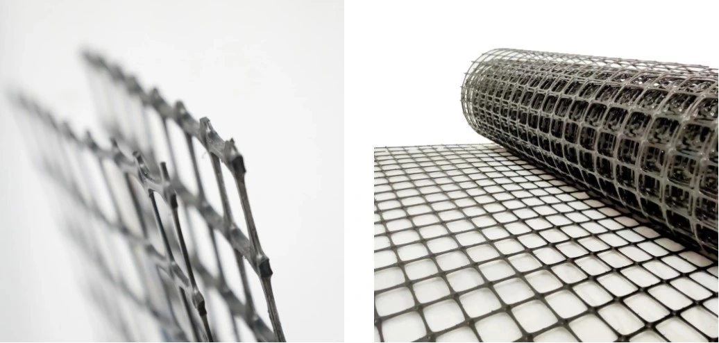 Polipropilen HDPE PP Çift Eksenli Tek Eksenli Geogrid Hızlı İnşaat 0