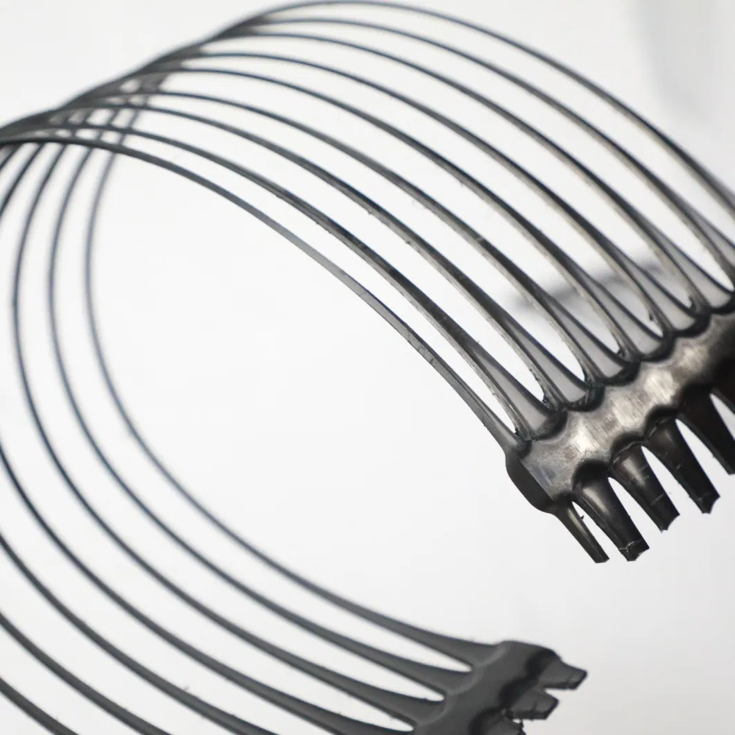 Yüksek Güçlü Polipropilen PP Bir Eksenli Geogrid Destek Duvarları İçin 3