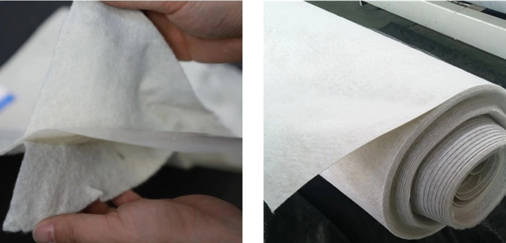 Yüksek Güçlü Su geçirmez Anti-Seepage Kompozit Geotextile Geomembran 0