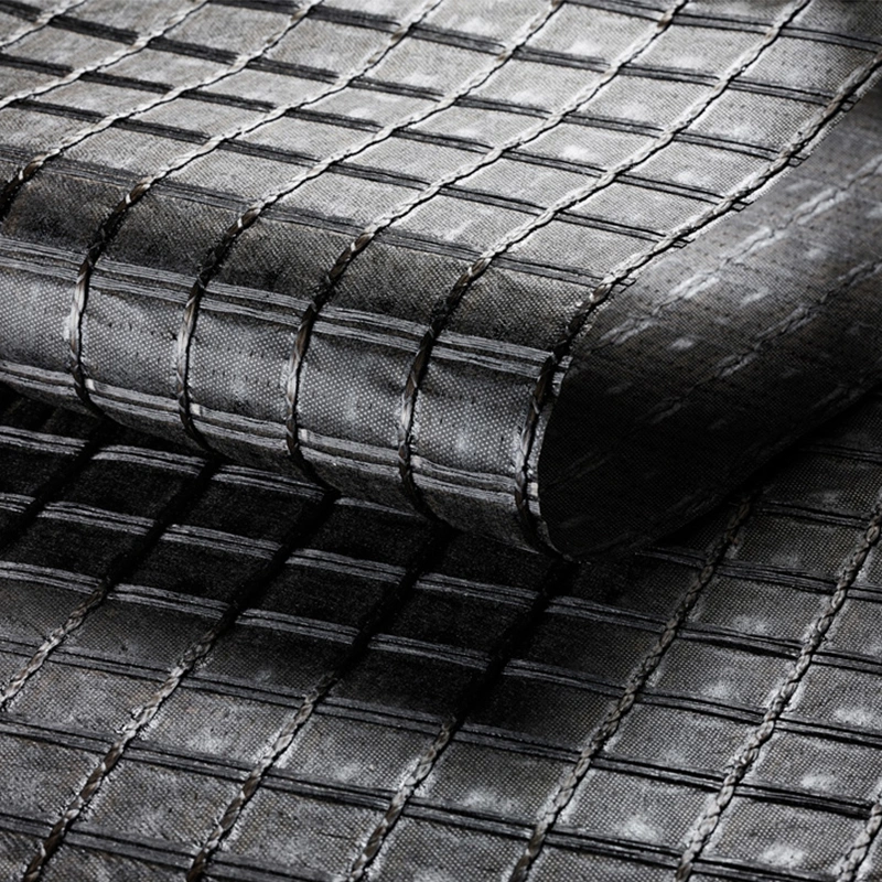 Fiberglass Geogrid Güçlendirilmiş Kompozit Dokunulmamış Jeotekstil 0