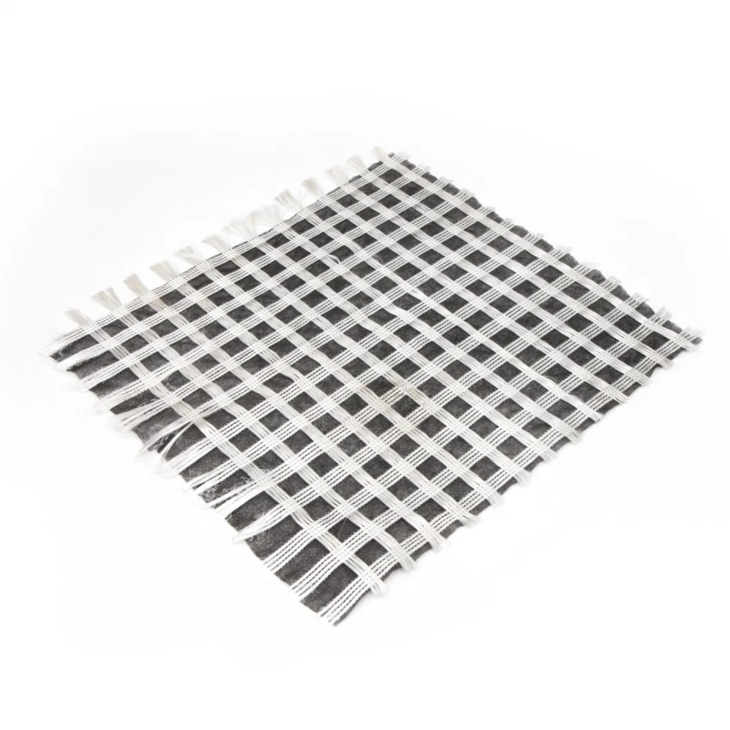 Toprak Güçlendirme/Yol İnşaatı Malzemesi için Dokunulmamış Jeotekstille Kompozit Biaxial Fiberglass Geogrid 4
