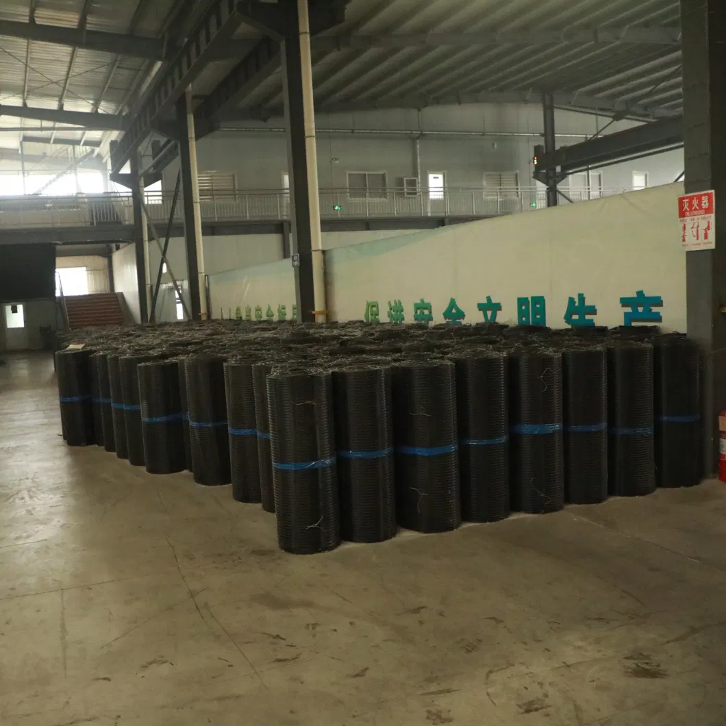 Toprak Güçlendirme/Yol İnşaatı Malzemesi için Dokunulmamış Jeotekstille Kompozit Biaxial Fiberglass Geogrid 12
