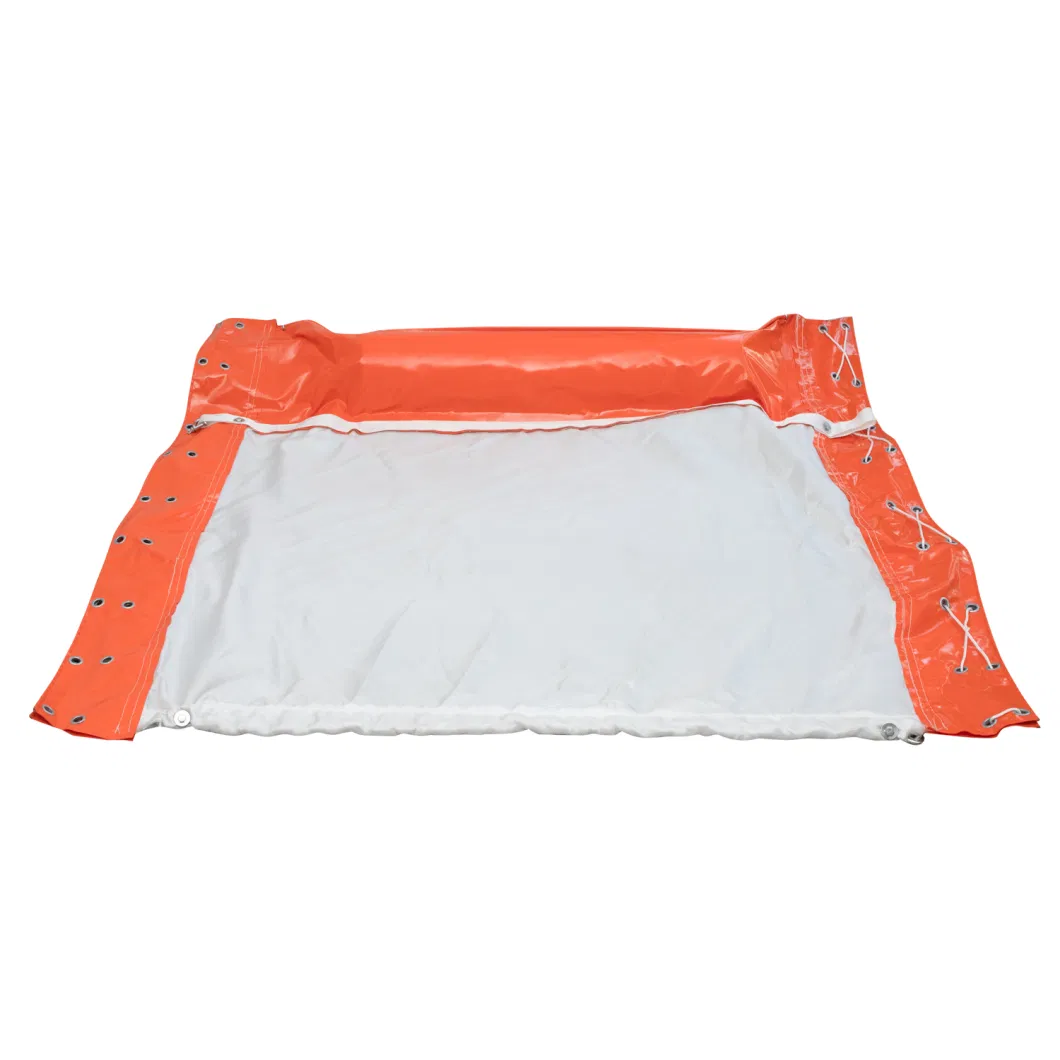 Silt Perde Pvc Yüzen Silt Perde Koruma Boom Eko Dostu Yağ Akış Boom 5