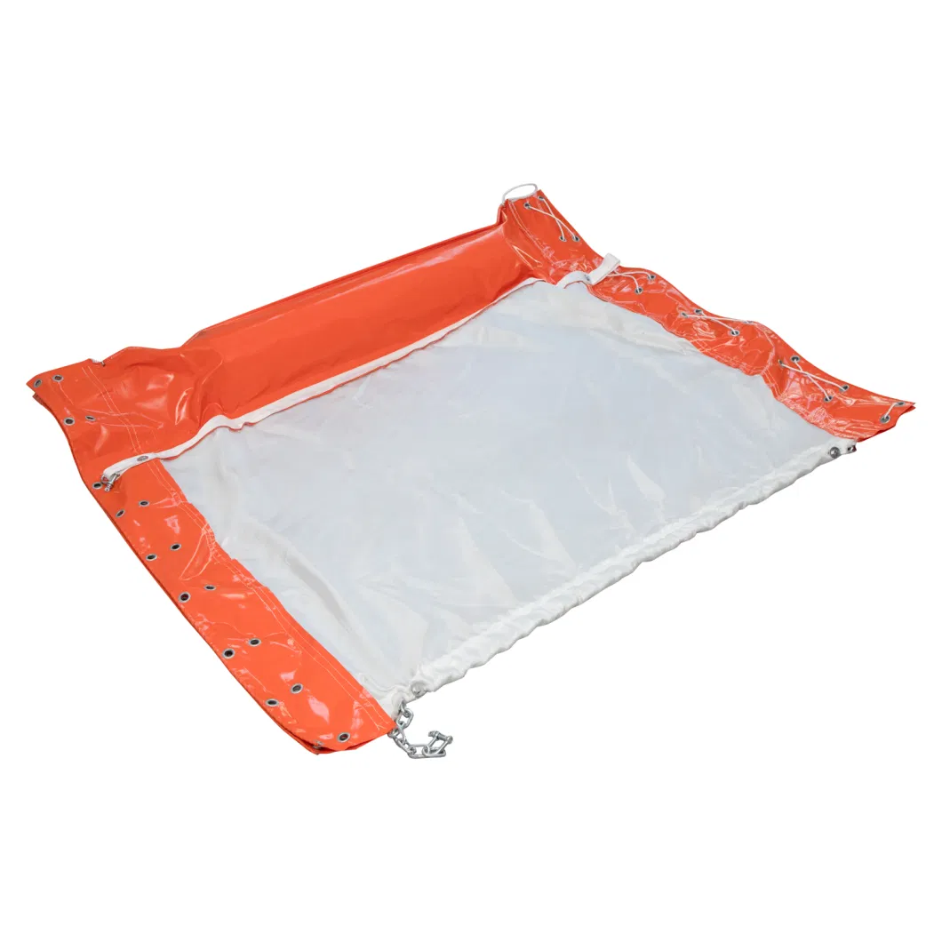 Silt Perde Pvc Yüzen Silt Perde Koruma Boom Eko Dostu Yağ Akış Boom 4