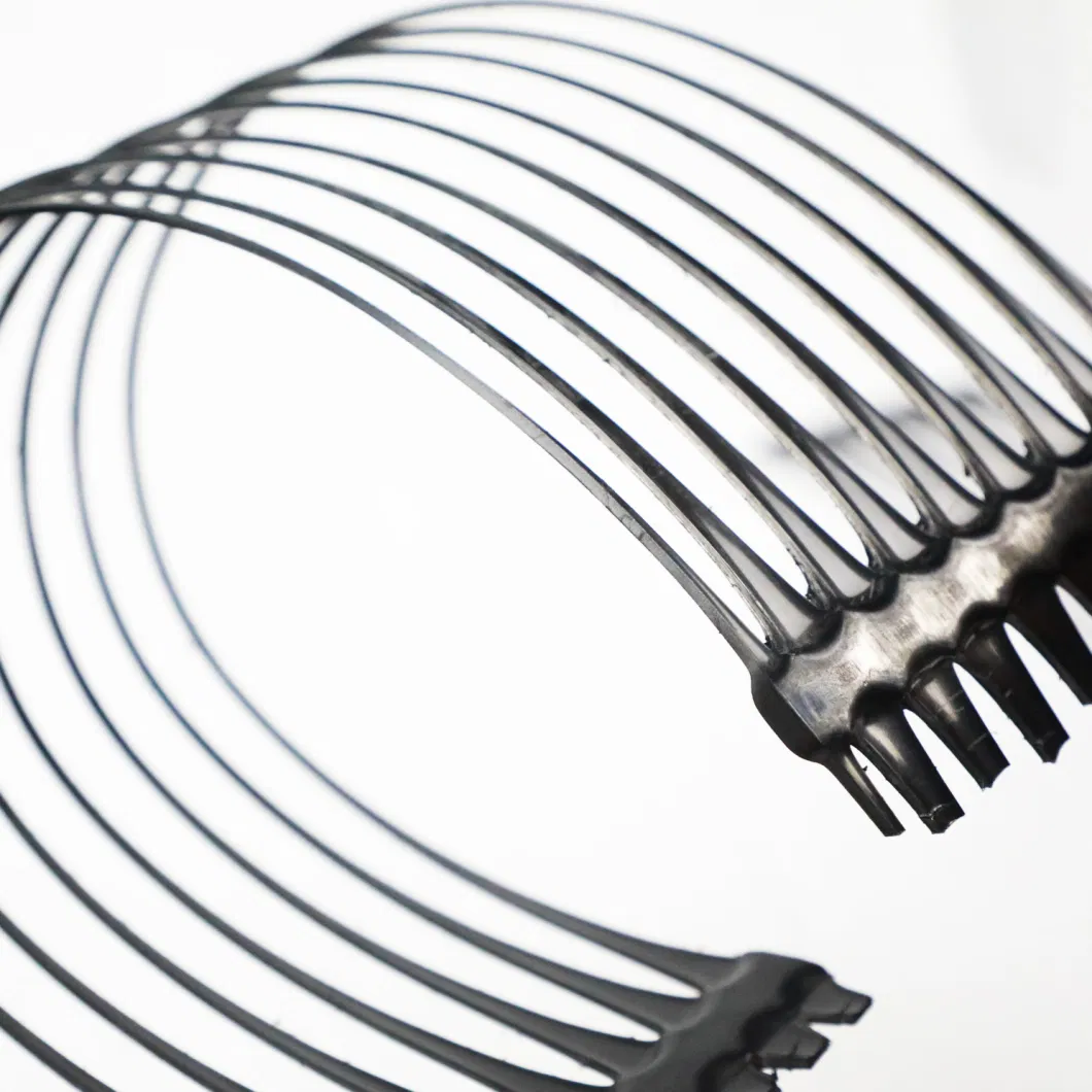 Pp Tek eksenli Plastik Geogrid Pe Tek yönlü Geogrid Tek eksenli Poliester Geogrid Gravel Grid Ground 2