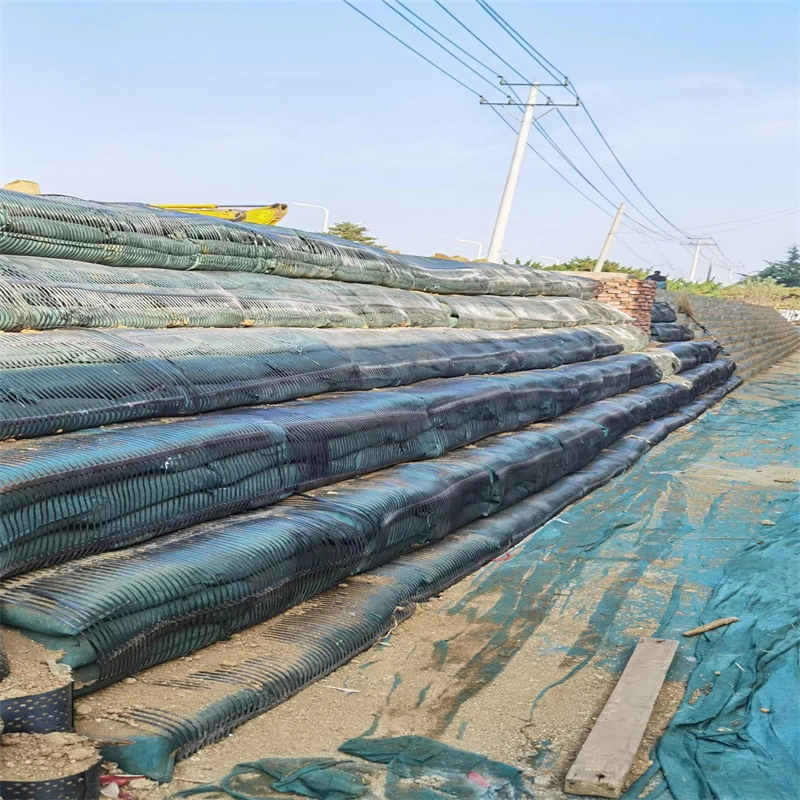 Geo Şebeke Yer Şebekesi Plastik Tek Eksenli Poliester Geogrid Tek Eksenli Çakıl Şebekesi Arabayı Bodrum için Yer 9