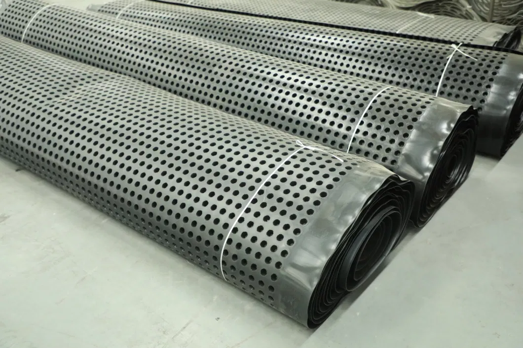 PVC delikli delikli drenaj drenaj tahtası Temel iş Su çözümü Su çözümü 18
