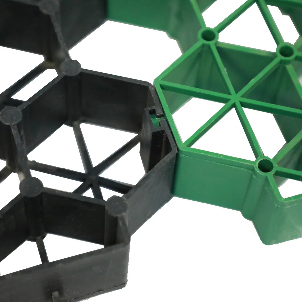 Plastik Çim ızgaraları HDPE Plastik Çim ızgaraları Park bahçesinde çakıl ızgaraları 5