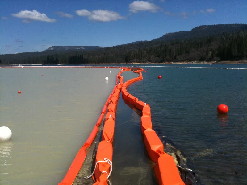 Permeabl Suyun Üzerinde Yüzen Silt Perde PVC Silt Perde Boom Silt Perde PVC Yağ Boom Yağ Koruma Çit Silt Perde 11