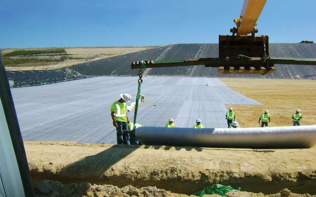 Havuz Anti-Seepage Geosynthetic GCL Clay Liner Mat Gcl Bentonite Depolama için Geosynthetic 11
