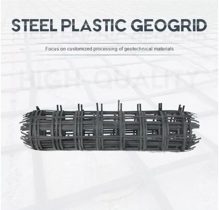 Yüksek Tensile Gücü Biaxial Kaynak Çelik Plastik Kompozit Zemin İşlemleri Toprak Istikrarı, Erozyona Karşı Özellik için Geogrid 0