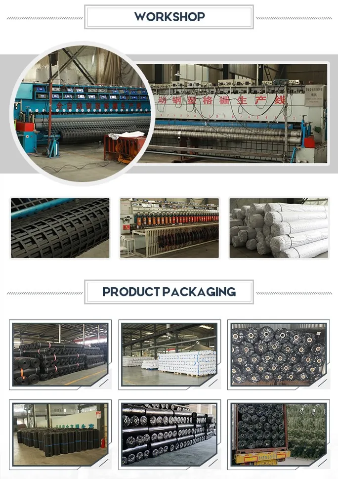 Yüksek Tensile Gücü Biaxial Kaynak Çelik Plastik Kompozit Zemin İşlemleri Toprak Istikrarı, Erozyona Karşı Özellik için Geogrid 5
