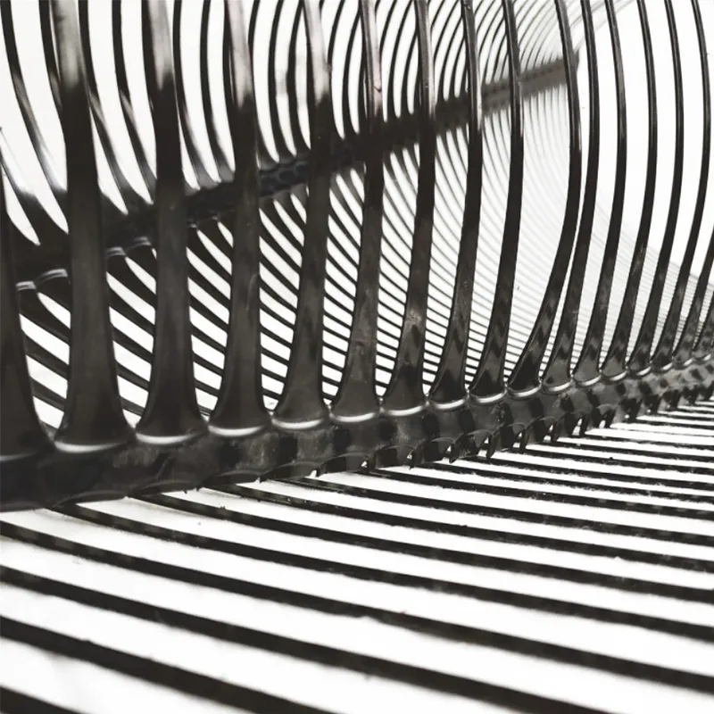 Plastik Polipropilen PE Tek yönlü Tek eksenli Çekici Plastik Geogrid Yol Yolu Güçlendirme için 1