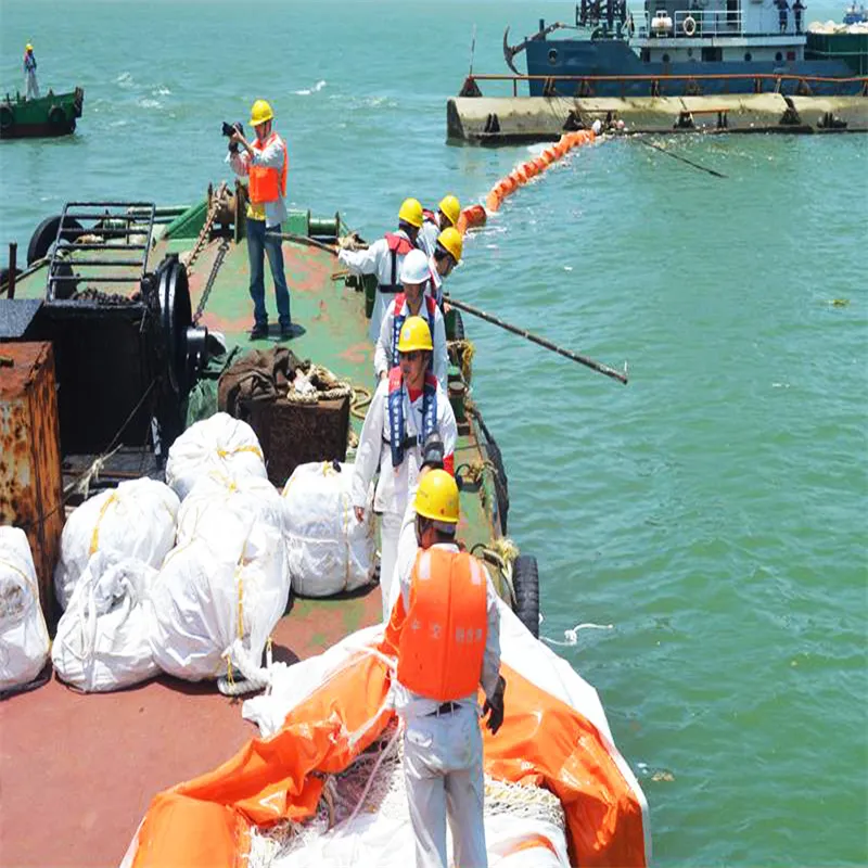Silt Perdesi PVC Y&uuml;zer Silt Perdesi Bariyeri &Ccedil;evre Dostu Yağ Sızıntısı Bariyeri Suda Yaşam Ortamları i&ccedil;in Y&uuml;zer Silt Perdesi 1