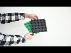 Dimple drenaj levhası