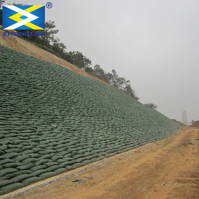 Eğim Koruması için 1050x700cm Nonwoven Geotekstil Geobag Filtresi