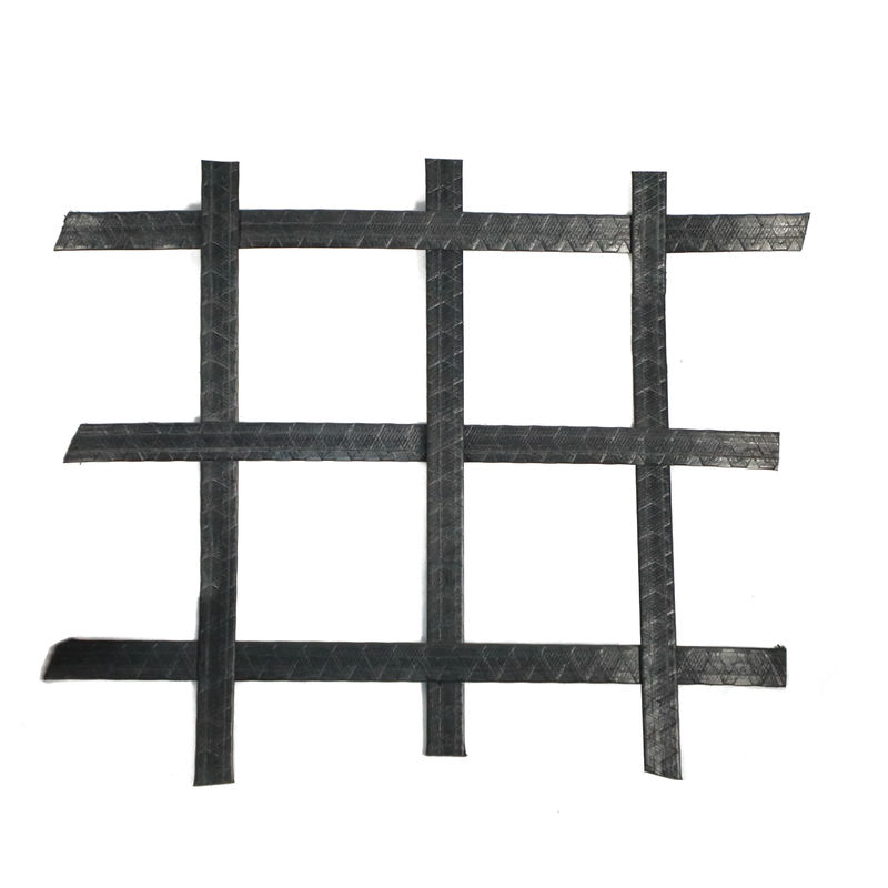 Yol Alt Sınıfları İçin Yüksek Mukavemetli Çift Eksenli Polyester PET Geotekstil Geogrid 50kn / M-50kn / M