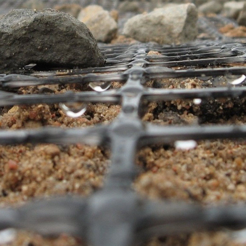 Temel Setler ve Toprak Şev Duvarları Takviyesi İçin Yüksek Mukavemetli Polyester Geogrid