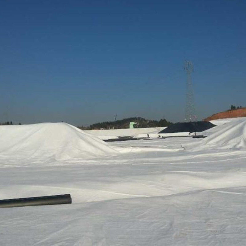 Yüksek Güçlü Jeosentetik Malzeme Otoyol Asfalt Yol İnşaatı PP PET Fiber Non Woven Geotextile Fiyat