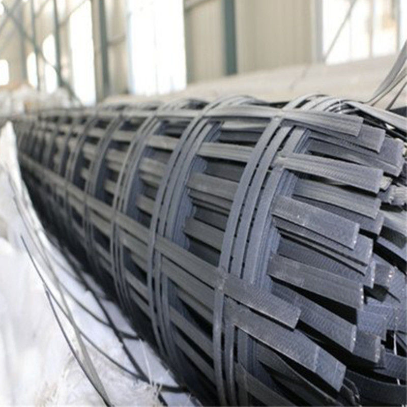 80kn çelik plastik geogrid, asit ve alkali direnciyle yamaç koruma alt sınıfı