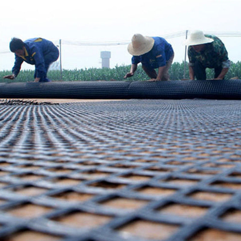 80kn çelik plastik geogrid, asit ve alkali direnciyle yamaç koruma alt sınıfı