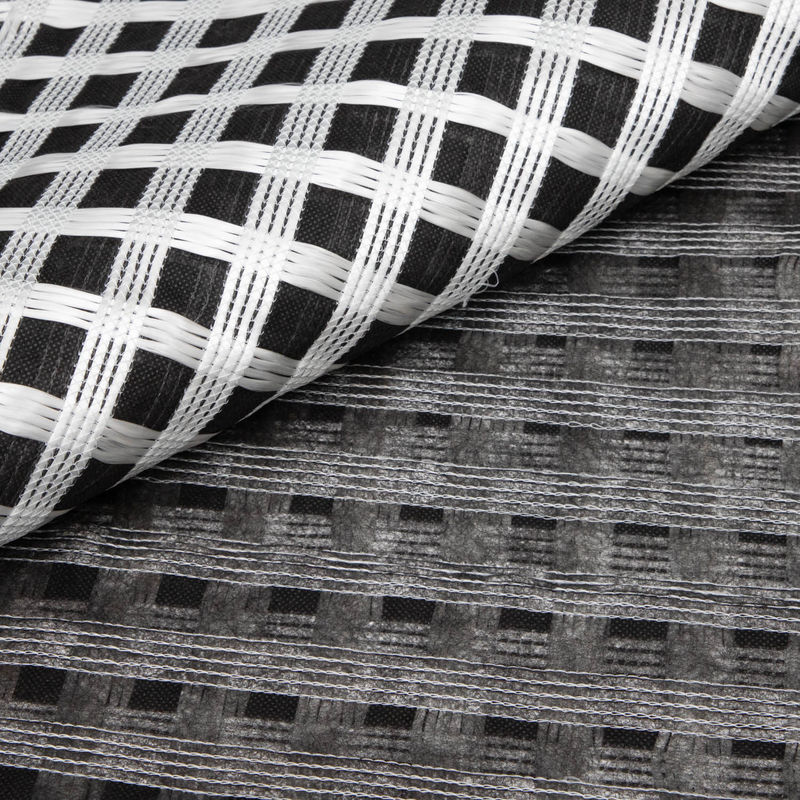 Toprak Güçlendirme/Yol İnşaatı Malzemesi için Dokunulmamış Jeotekstille Kompozit Biaxial Fiberglass Geogrid