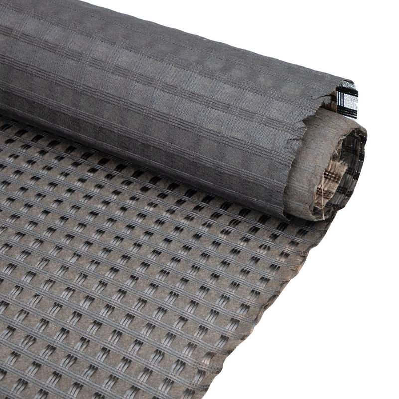 Toprak Güçlendirme/Yol İnşaatı Malzemesi için Dokunulmamış Jeotekstille Kompozit Biaxial Fiberglass Geogrid