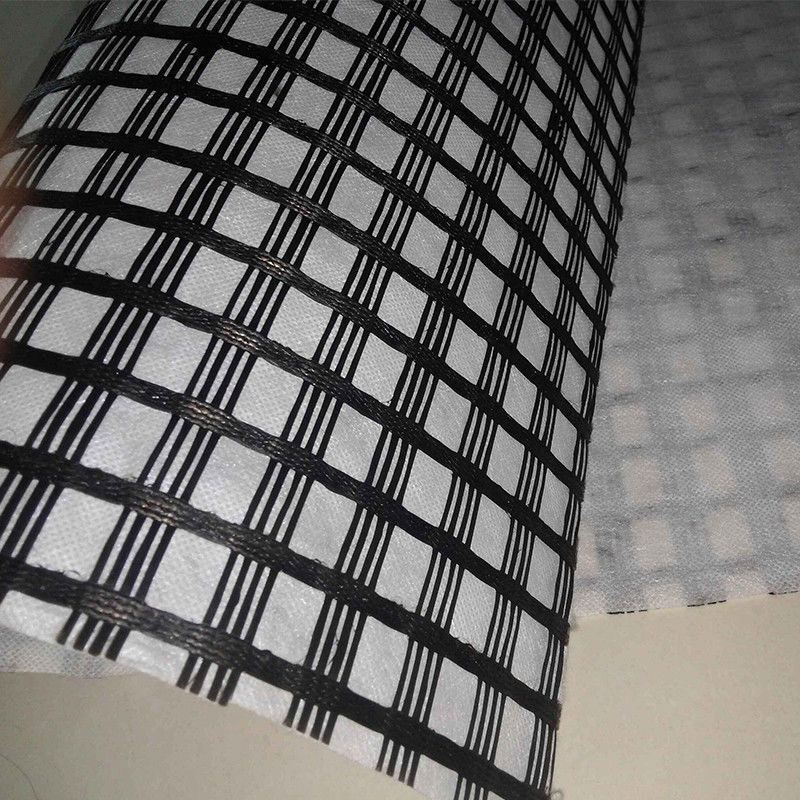Toprak Güçlendirme/Yol İnşaatı Malzemesi için Dokunulmamış Jeotekstille Kompozit Biaxial Fiberglass Geogrid