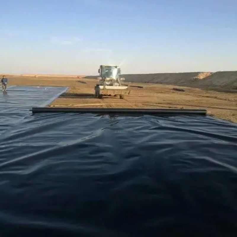HDPE Geomembrane Su geçirmezlik Liner / Havuz Liner / Georid Yol İnşaatı Malzemesi Çöplük Biyogaz Digester