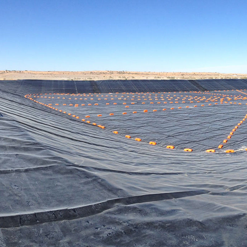 % 100 bakire malzeme ASTM Standard GM13 HDPE Geomembrane Liner 0.3mm 0.5mm 1.0mm 1.5mm 2.0mm Çöplük / Karides Havuzu için