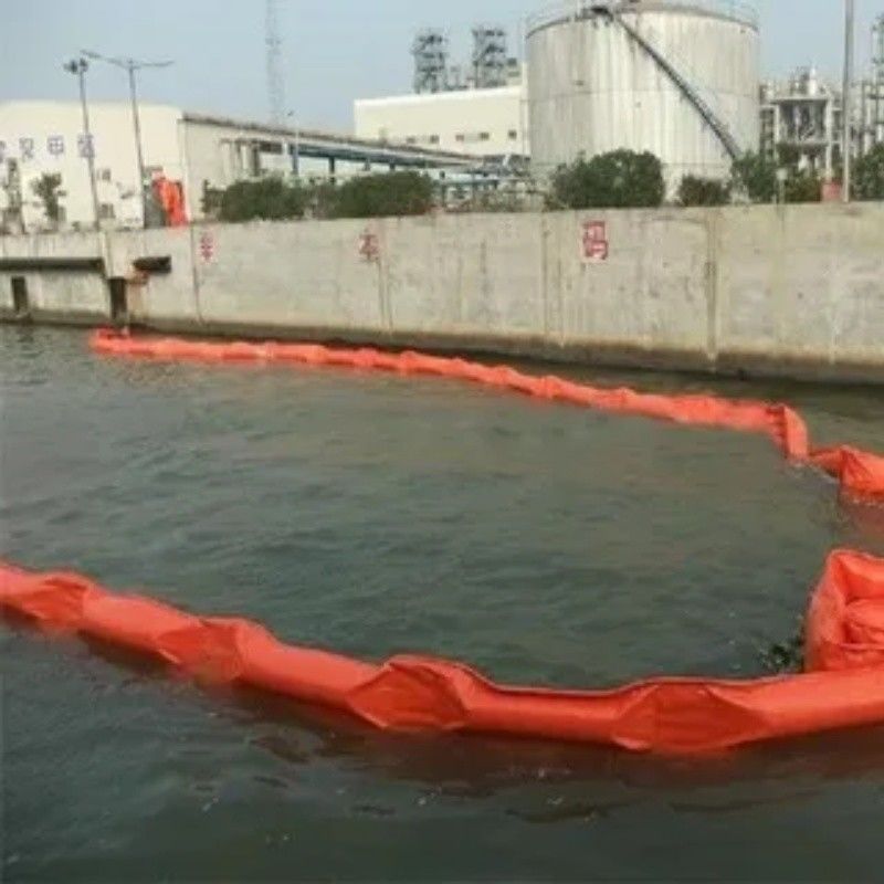 Silt Perde PVC Yüzen Silt Perde Sığdırma Boom Ekolojik Arkadaşlıklı Yağ Akıtma Boom Su Çevresine Silt Perde
