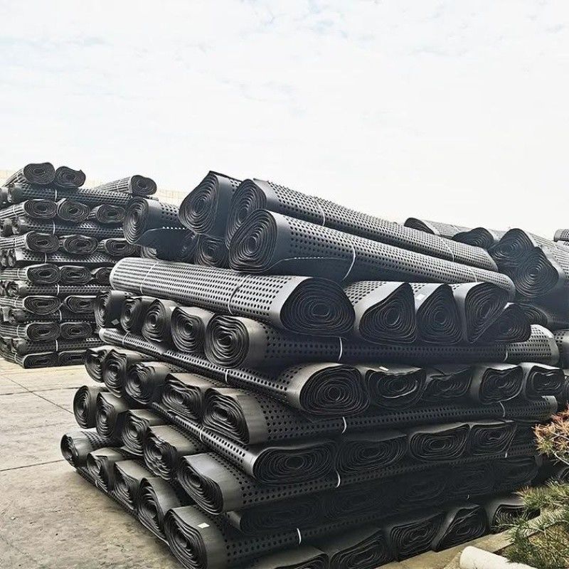 PVC delikli delikli drenaj drenaj tahtası Temel iş Su çözümü Su çözümü