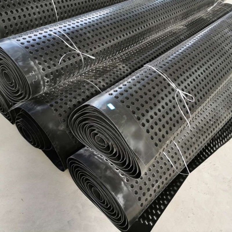 PVC delikli delikli drenaj drenaj tahtası Temel iş Su çözümü Su çözümü