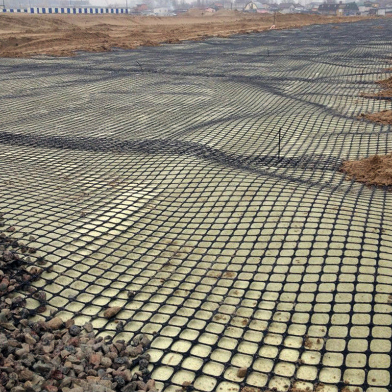 PP Biaxial Geogrid Uniaxial Geogrid Geo Grids Polipropilen Plastik Biaxial Geogrid 15kN 20kN 30kN 40kN 50kN Toprak için S
