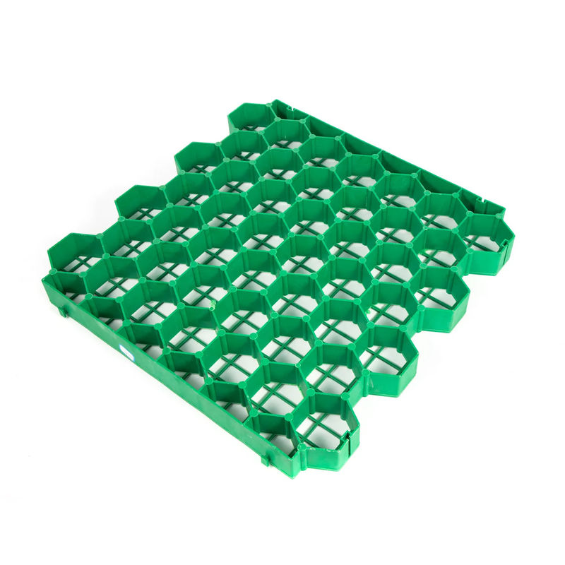 HDPE Plastik Çim Stabilizatör Ağı Park Alanı Dış Çatı Bahçe Permeable Pavers Bağlantılı