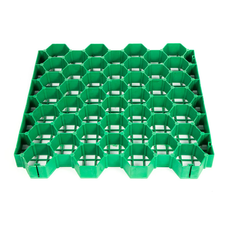 HDPE Plastik Çim Stabilizatör Ağı Park Alanı Dış Çatı Bahçe Permeable Pavers Bağlantılı