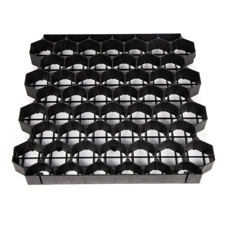 HDPE Plastik Çim Stabilizatör Ağı Park Alanı Dış Çatı Bahçe Permeable Pavers Bağlantılı
