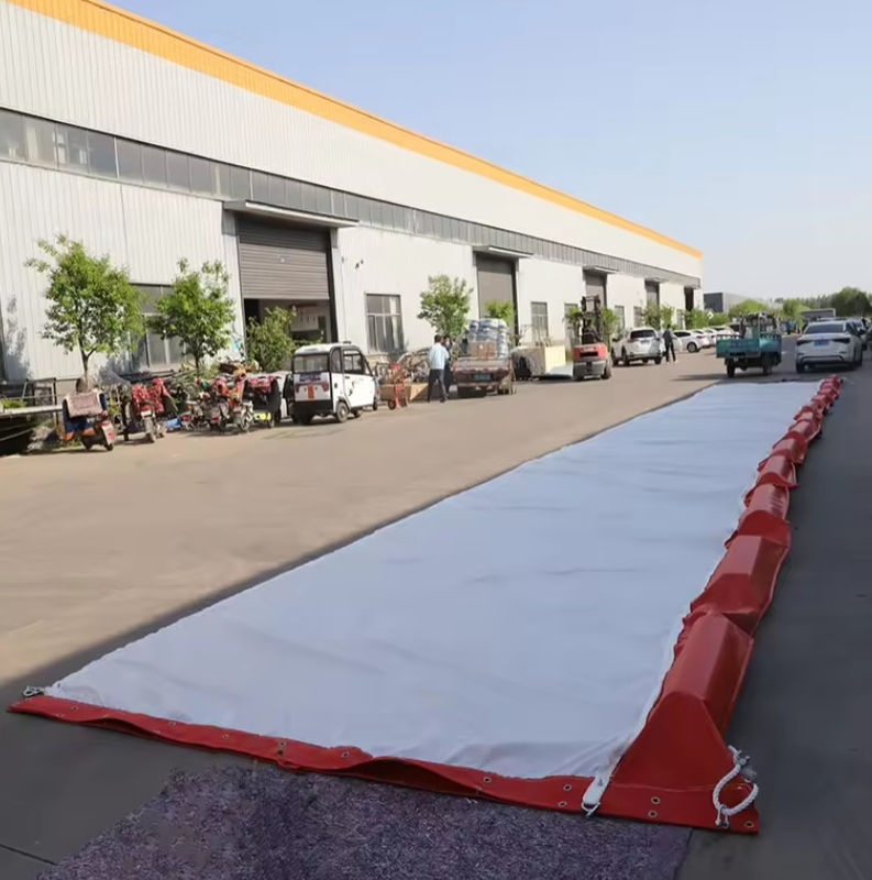 Su ortamları için geçirgen Su Üzerinde Yüzen Silt Perdesini Ekoloji Dostu Yağ Akışları Boom PVC Yüzen Silt Perdesini