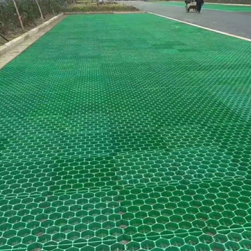 Ağır Güçlü Çakıl Şebekesi Permeabl Çim Çömlekçileri HDPE Plastik Çim Çömlekçileri Araç Yolları için