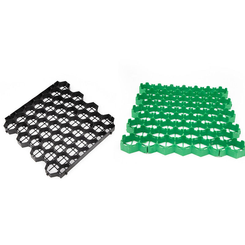 38mm/48mm/68mm Plastik Çim ızgara Çim koruma döşekleri HDPE döşek ızgara Toprak güçlendirme sistemi