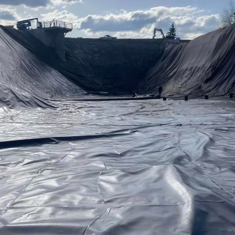 HDPE High Definition Polyethylene Liner Balık ve Karides Çiftliği Havuzları için Endüstriyel Tasarım Tarzı Balk Su geçirmez