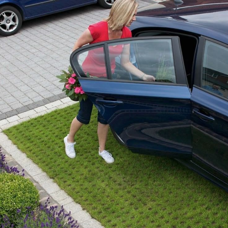 HDPE Çim kaplamalar Çim ızgarası Polyester Geogrid Plastik Park Alanı Yangın Çıkışı Toptan Çizgi Toprak Geocell Çakıl Paddock ızgarası