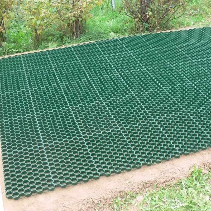 Ağır Hizmet Tipi Toprak Sabitleyici Petek Plastik Çim Izgarası Araba Yolu Çim Güçlendirme ve Otopark İçin