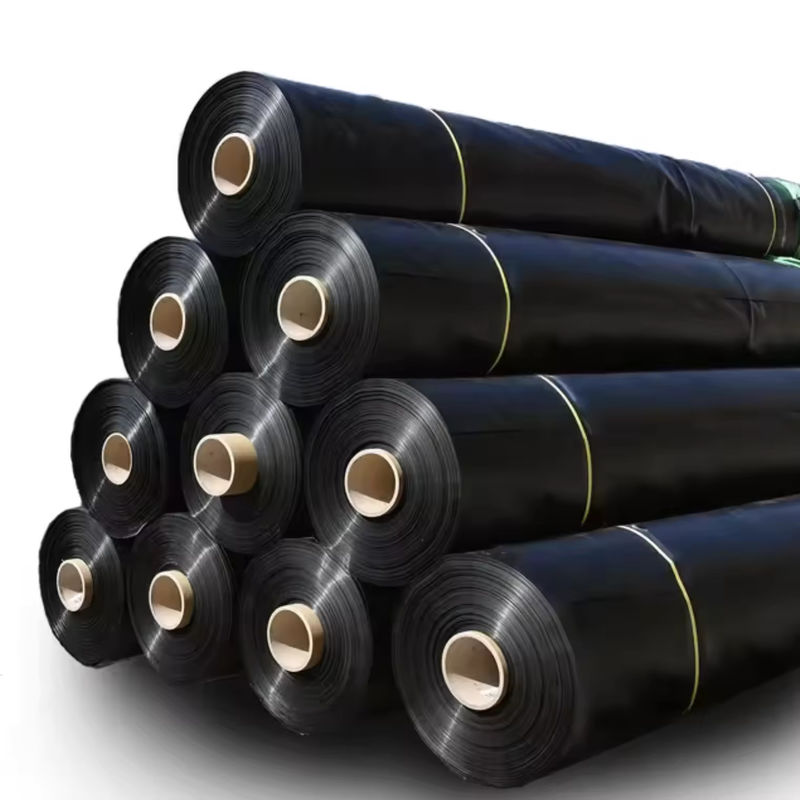 Tarımsal Geomembran Havuz Liner 1mm Su geçirmez HDPE Çöplük Geomembran Havuz Liner 0.75mm 1.5mm Havuz Liner