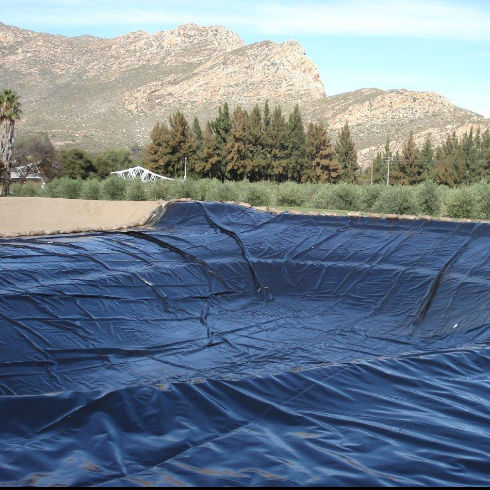 Tarımsal Geomembran Havuz Liner 1mm Su geçirmez HDPE Çöplük Geomembran Havuz Liner 0.75mm 1.5mm Havuz Liner