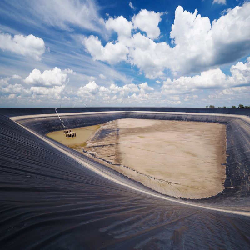 Endüstriyel Stil 1mm Geomembran Havuz Liner HDPE Plastik Liner Balık Havuzları İçin Geomembran Havuz Liner PVC LDPE LLDPE Çöplük için PP Malzemeler