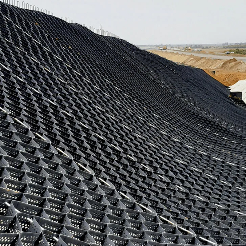 Yüksek Çekme Mukavemetli Çift Eksenli Plastik File - 30kN/m Siyah PP/PET Geogrid, Zemin Güçlendirme ve Yol Tabanı Stabilizasyonu İçin