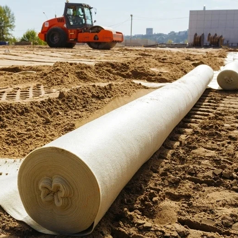 Rezervuarlar, Yapay Göller, Atık Havuzları, Katı Atık Depolama Alanları için Pet/PP Spunbond Dokumasız Kumaş Jeotekstil: Filtrasyon, İzolasyon